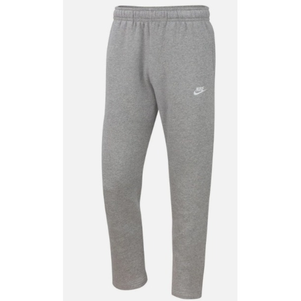 Nike Sportswear Men's Open Hem Club Fleece Pants (Dark Grey Heather) BV2707-063 - Picture 1 of 5